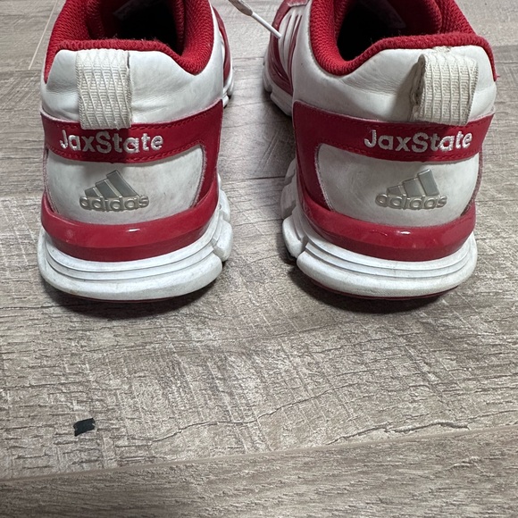 Jax State Team Issued Adidas Red + White sneakers - Picture 2 of 8